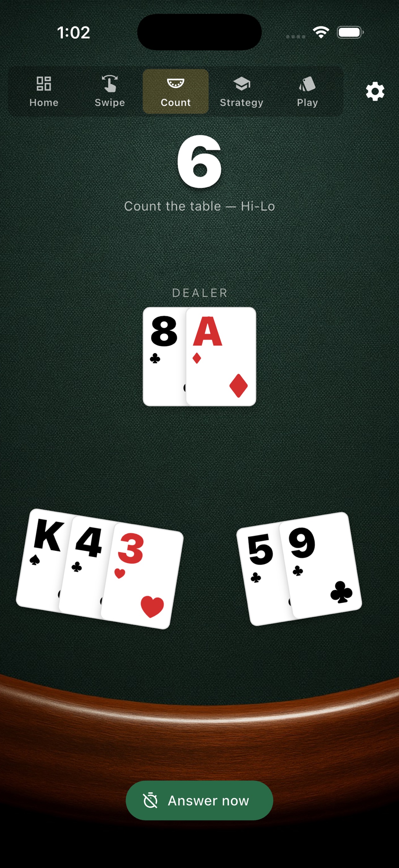 Screenshot 3 of High Count : Blackjack Trainer