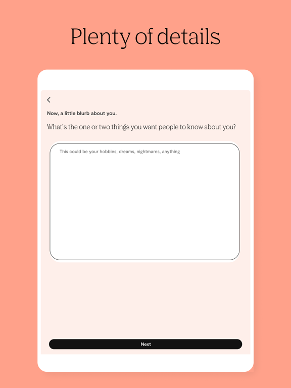 Plenty of Fish : Dating App iPad screenshot 7