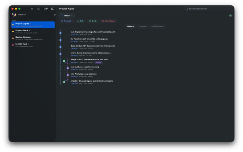 ModernGit screenshot