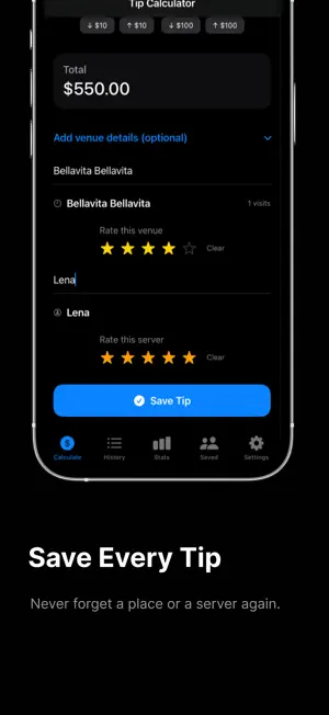 Tip Tracker — ITipped screenshot 2
