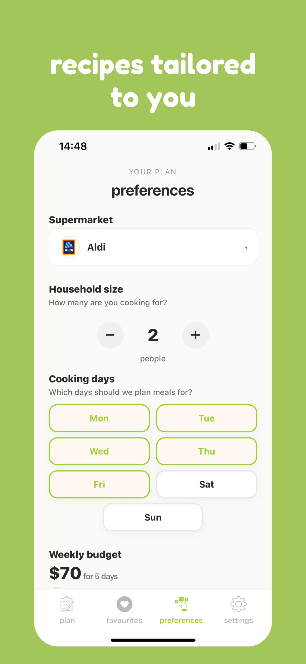 mise - meal planner 스크린샷 3