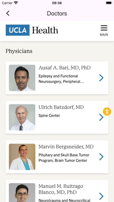UCLA Neurosurgery Screenshot