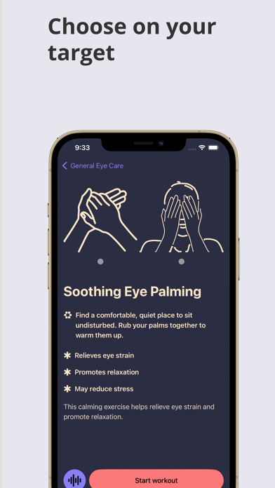 Eye Care: Relax tired eyes Screenshot