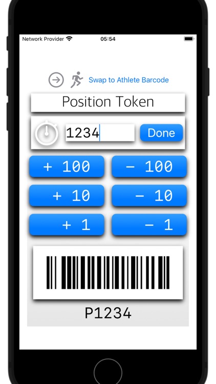 5K Run Barcode Generator