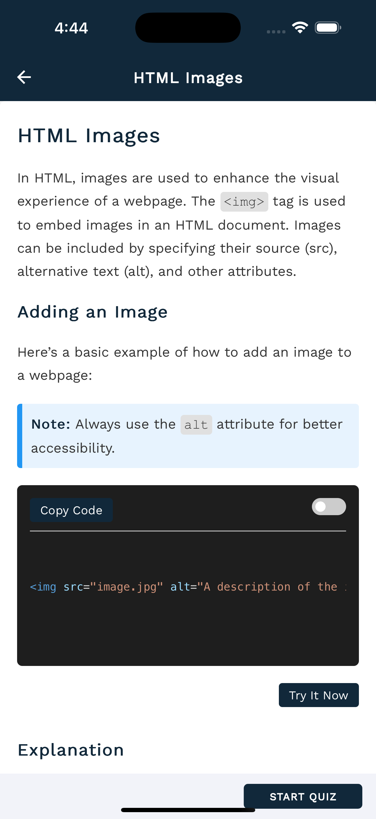 Learn HTML | HTML Academy screenshot 2