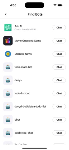 Bubbletea AI Chat screenshot