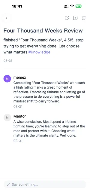 MemexAI screenshot 2