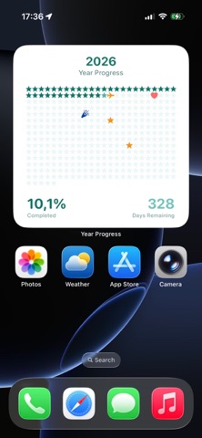 Year Progress: Widget Screenshot 9 of 10
