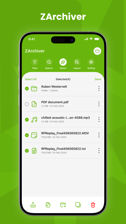 #2. ZArchiver (iOS) 由: Namrata Akabari