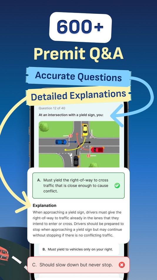 #2. DMV Practice Test 2026 OneDMV (iOS) By: Mai Nguyen Thi