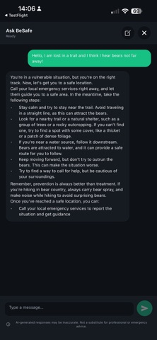 BeSafeSOS-Emergency Readiness screenshot