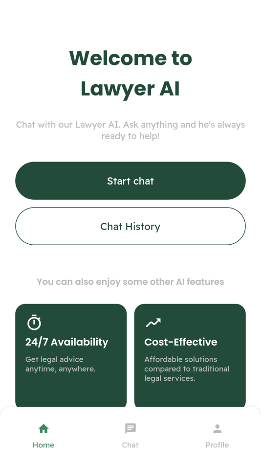 #1. Lawyer AI (iOS) Podle: Jesehl Charles Basco