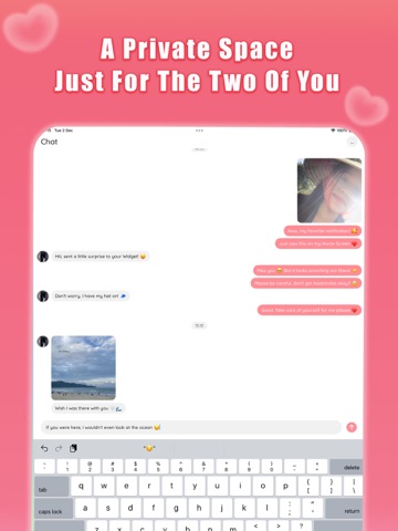 Love Widget: Live Couple Pics iPad screenshot