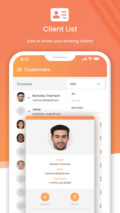Noder - Appointment Scheduling Screenshot