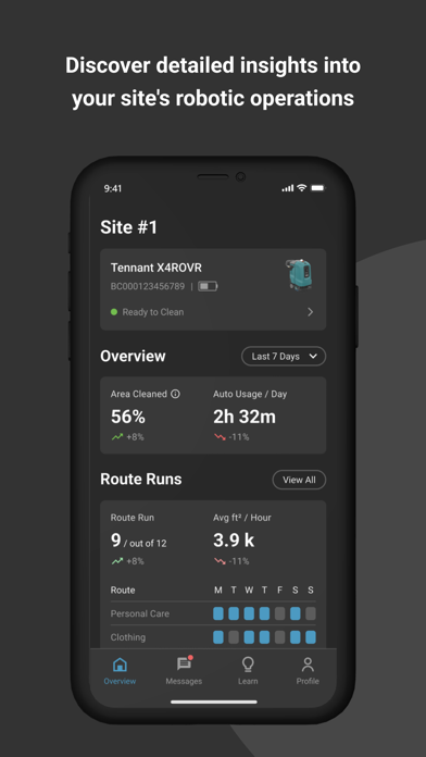 Screenshot 3 of Tennant Robotics App