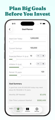 Finxy Finance Calculators screenshot
