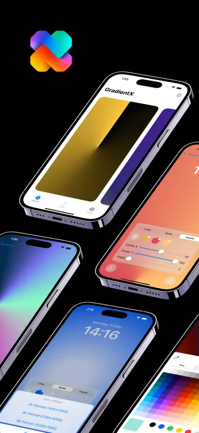 Gradient Background: GradientX screenshot 1