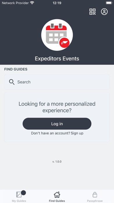 Expeditors Events app screenshot