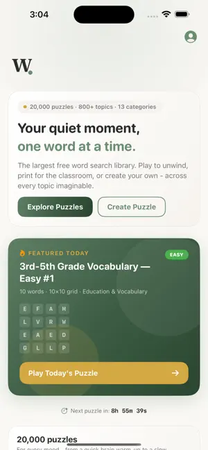 Word Search Universe screenshot 1