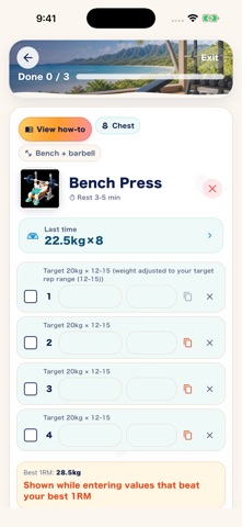 Muscle Mate - Gym Workout Log Screenshot 3 of 7