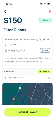 FieldPay iPhone screenshot