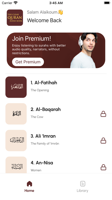 The Clear Quran Audiobook Screenshot