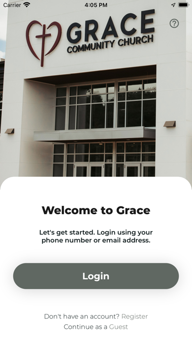 Grace Community Church. Screenshot