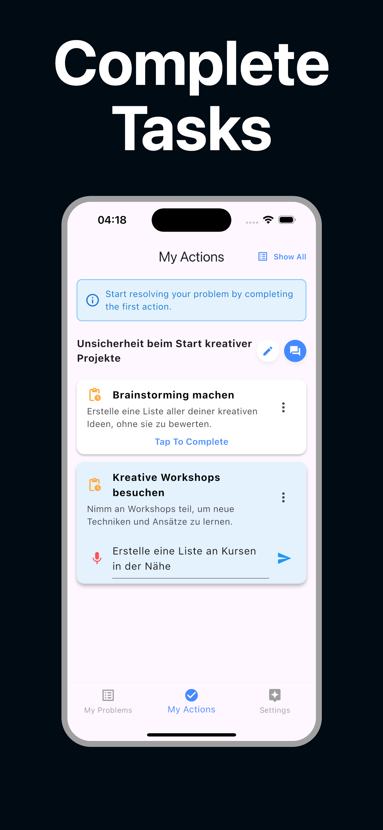 Problem? Solve It! – AI Help
