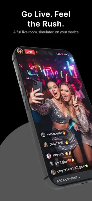 GoLive: Live Stream Simulator screenshot 1
