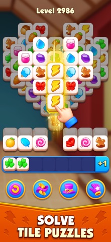 Wonder Villa - Tile Match Game iPhone screenshot