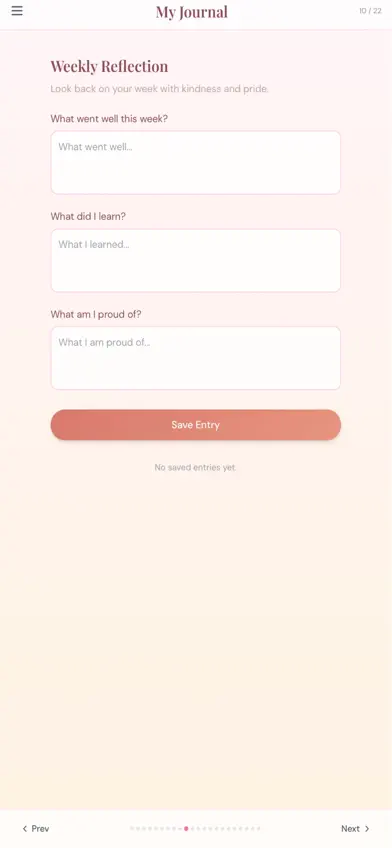 Be Gentle: Self Love Journal screenshot 5