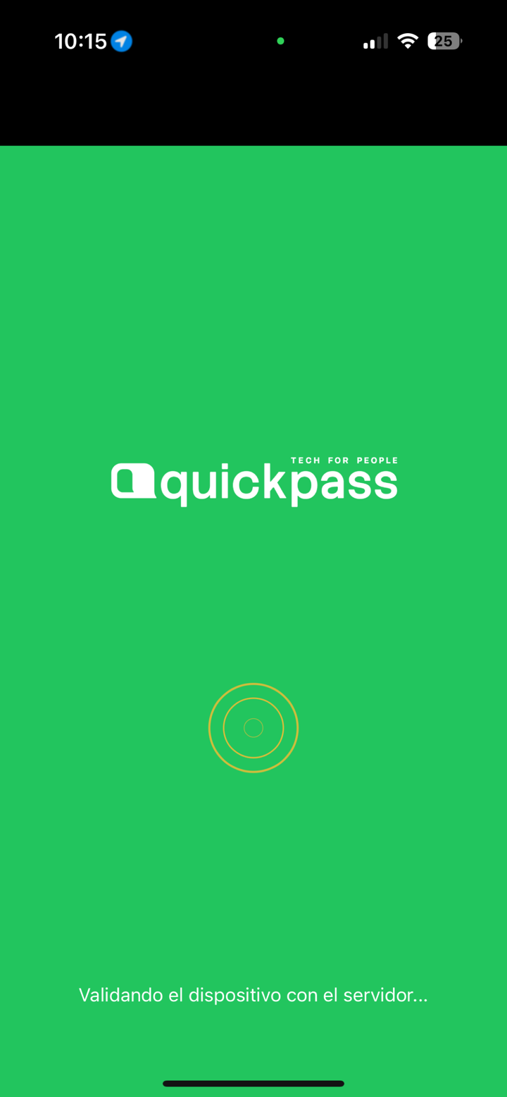 Quickpass Mobile screenshot 1