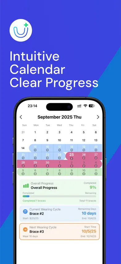 Tray Calendar - AlignerTracker screenshot 1