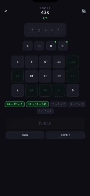 MathSweeper screenshot 2