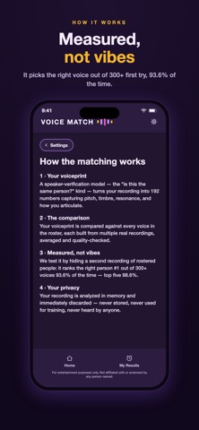 Voice Match: Famous Voice Twin screenshot