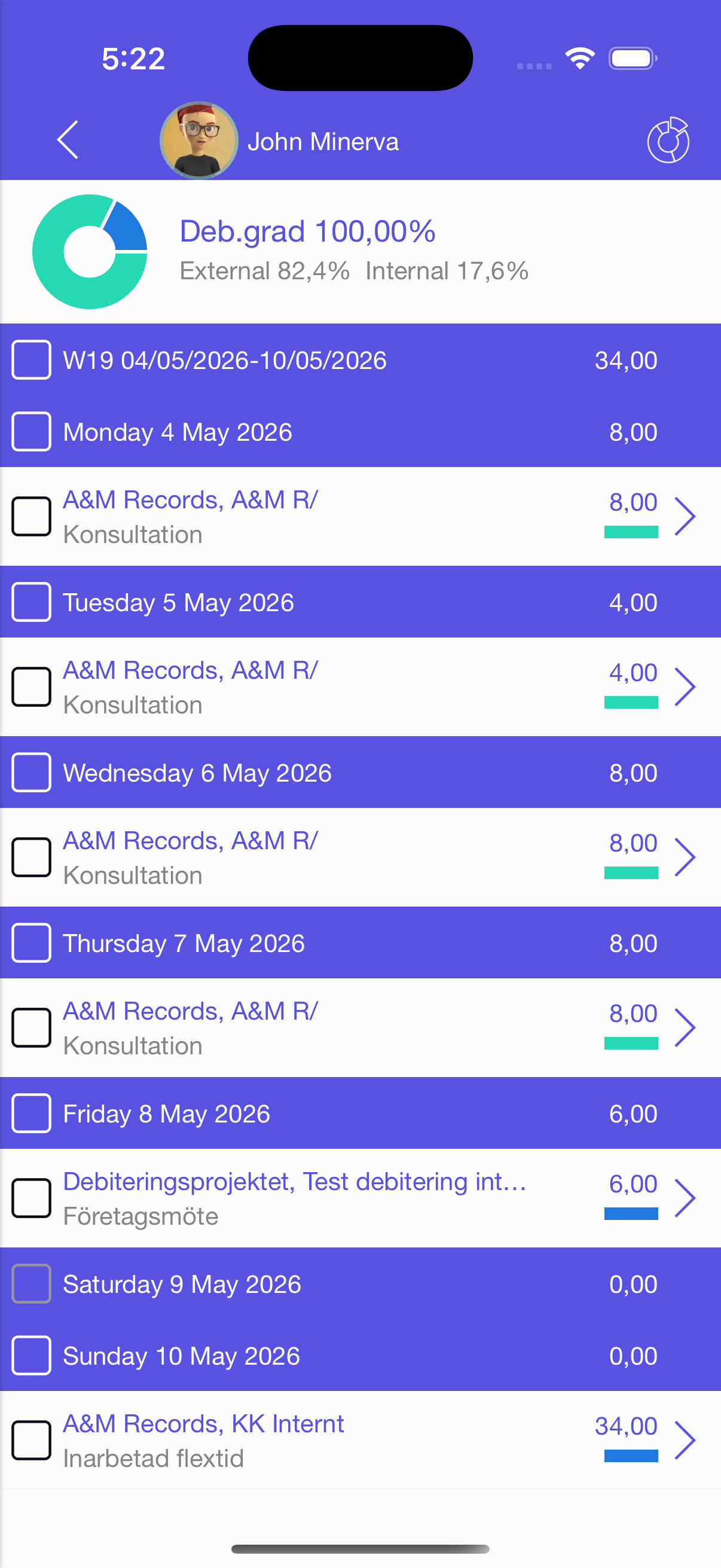 cTimeSheet