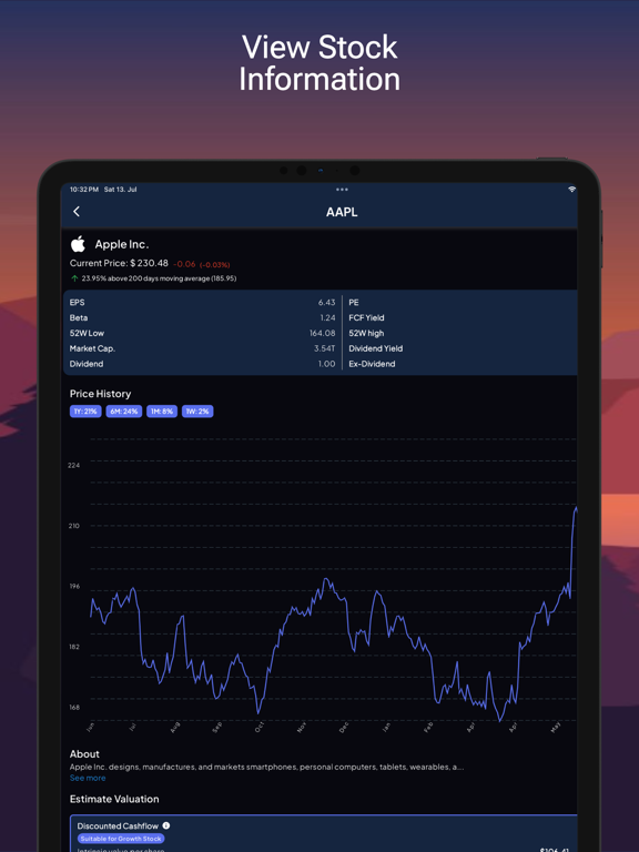 Investor Mind iPad screenshot 2 - Finance app