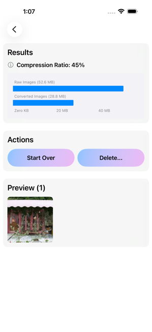 Kompressor - Compress images Screenshot