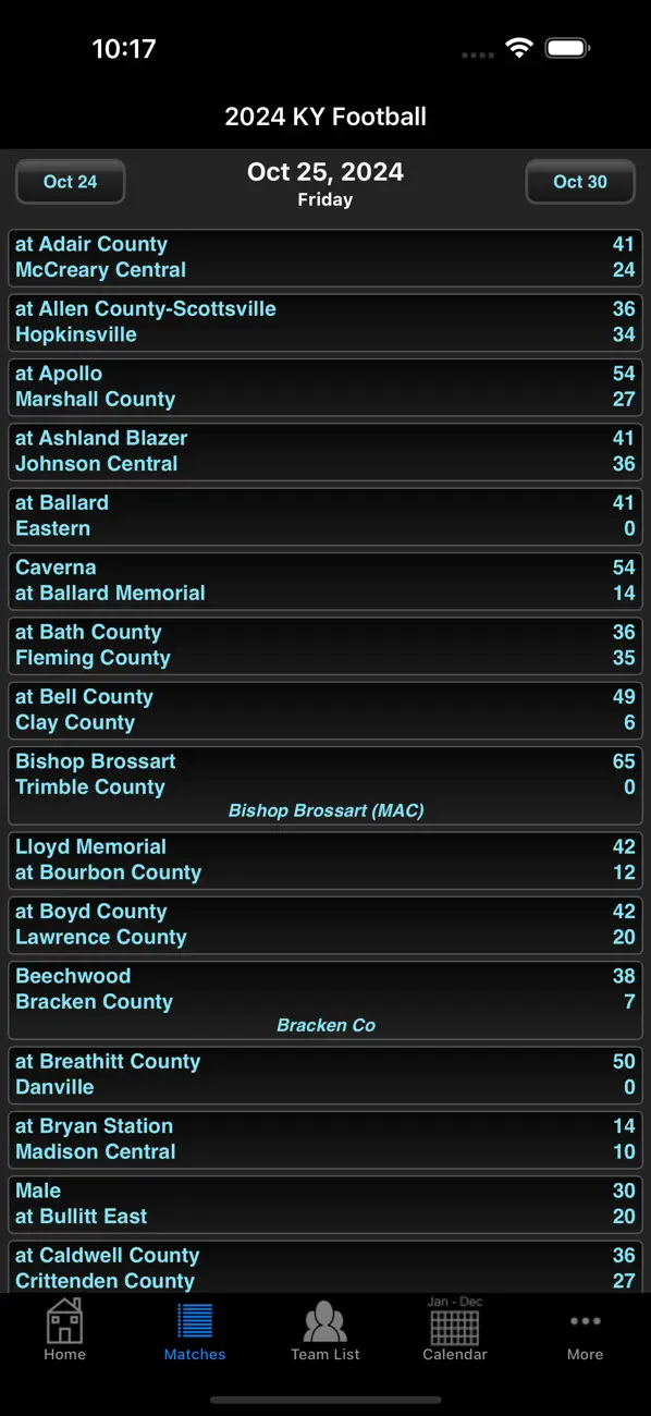 Screenshot #2 pour KHSAA/Riherds Scoreboard