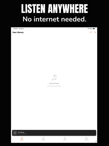 Music Player Offline  - No Ads iPad screenshot