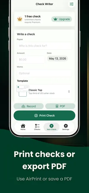 Check Writer - CheckIt screenshot 3
