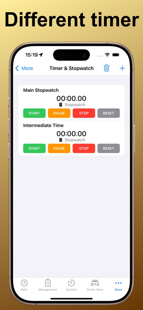 OldTimer Rally Timer - Navigation App | MWM