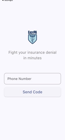 EasyPA Patient iPhone screenshot
