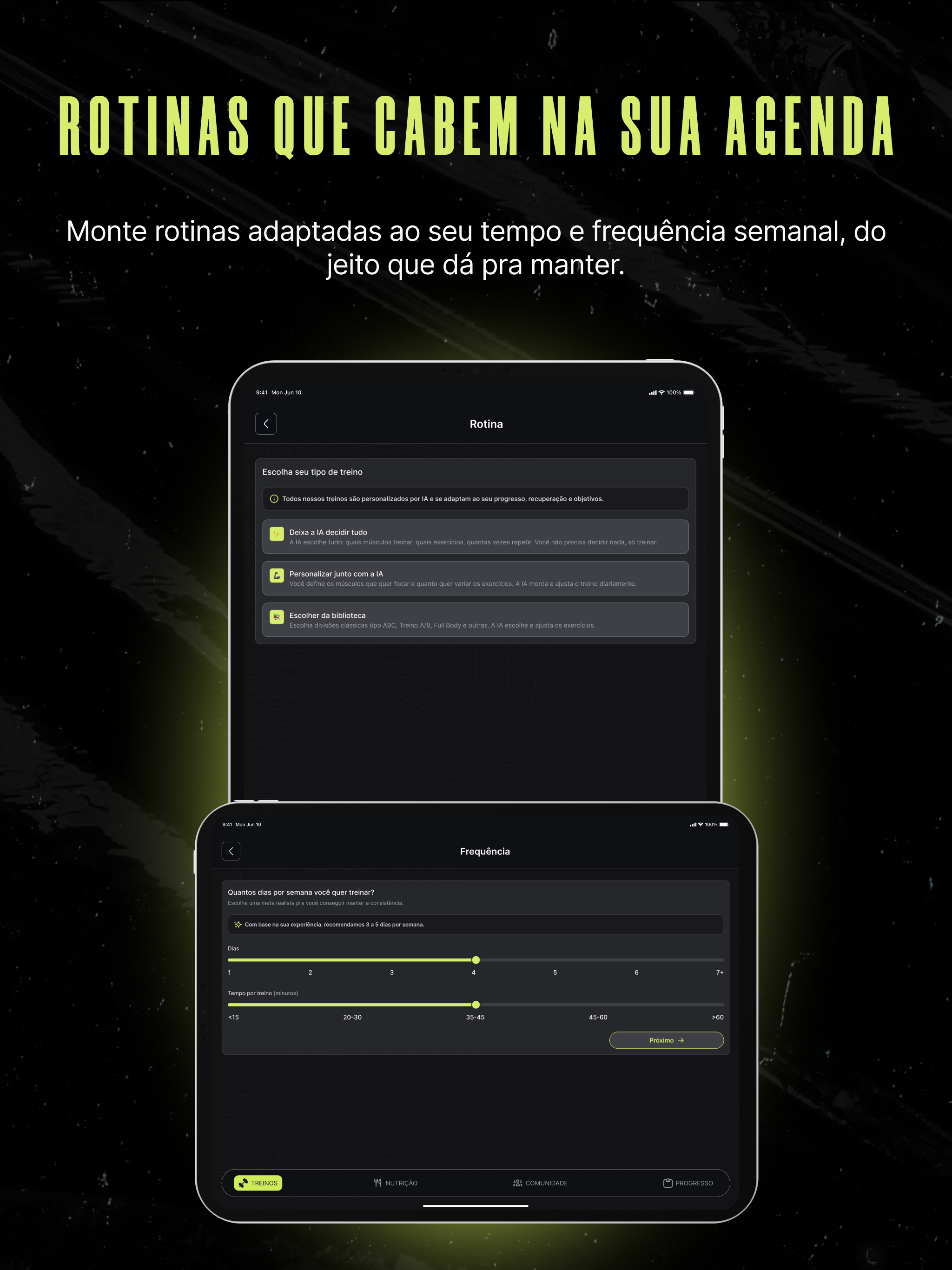 inShape - Treinos com IA