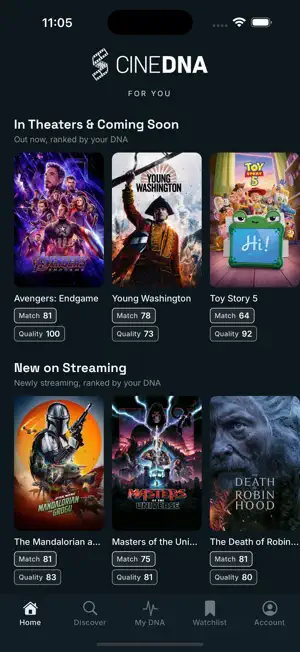 CineDNA screenshot 1
