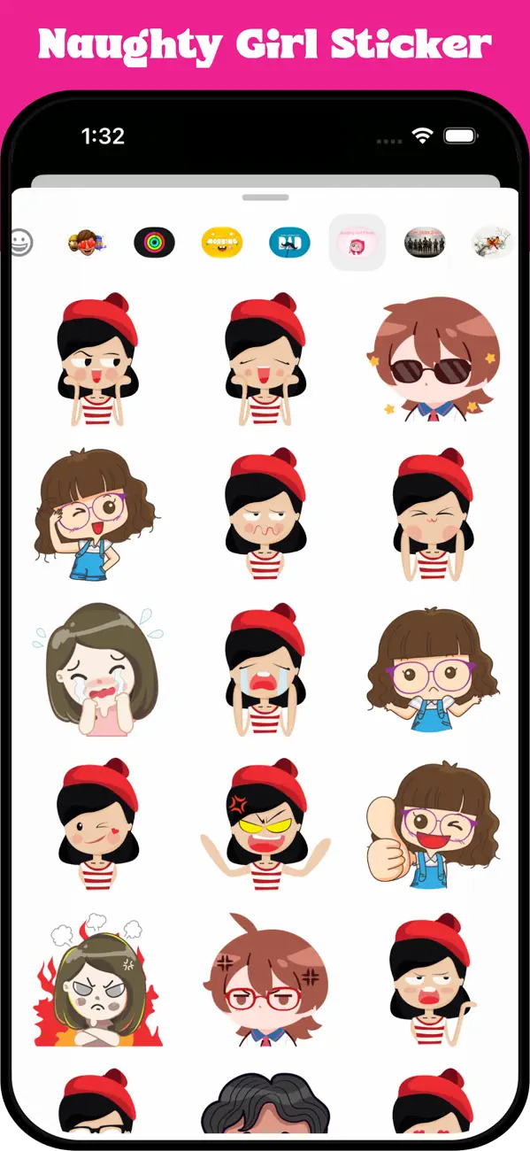 Screenshot #3 pour Naughty Girls Emojis