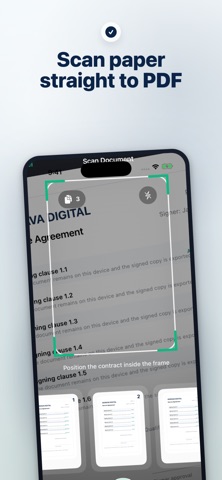 Sign PDF by Certificate iPhone screenshot