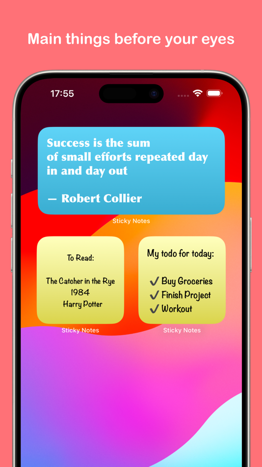 #1. Sticky Notes + Widgets (macOS) Podle: Yury Kaspiarovich