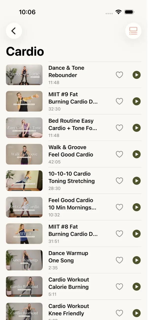 Cocolime Fitness screen 3