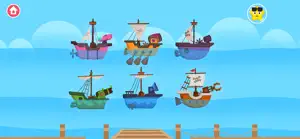 Dinosaur Pirate Games for kids screenshot 3